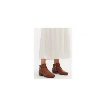 Ghete dama  302997992 - Piele naturala - Maro