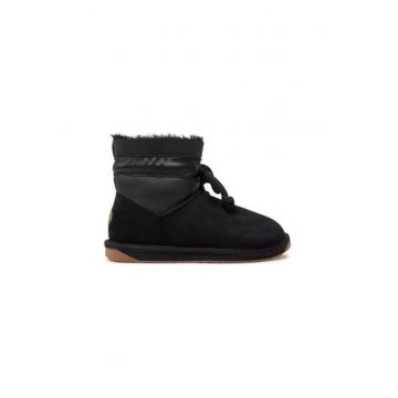 Ghete dama  304291593 - Piele naturala - 36 EU - Negru