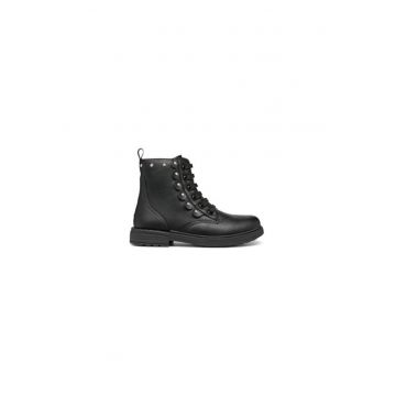 Ghete dama  305025777 - Piele ecologica - Negru