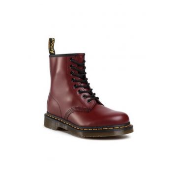 Ghete dama Dr. Martens - 1460 Smooth - piele naturala - visiniu -