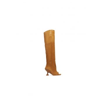 Ghete dama  KIND - Piele naturala - Maro