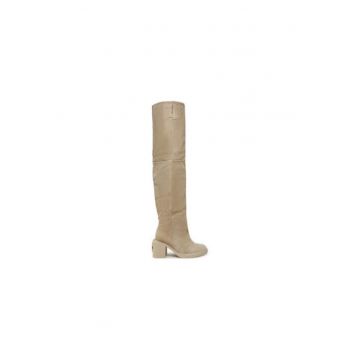 Ghete dama  NATURE - Piele naturala - Bej