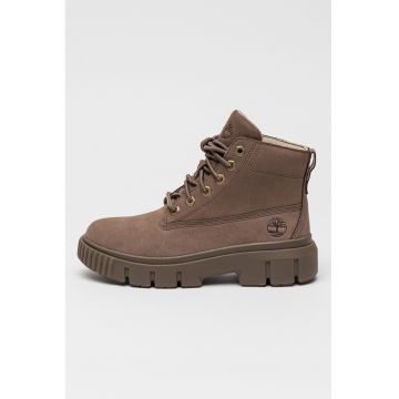 Ghete de piele nabuck Greyfield