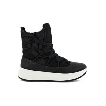 Ghete de zapada dama -  Piele - Negru -