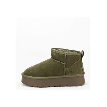 Ghete kaki din piele naturala JB1924 111 15683