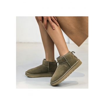 Ghete kaki din piele naturala JB1966 111 15889