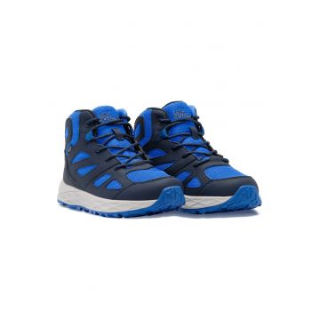 Ghete trekking -  unisex - piele ecologica - bleumarin -