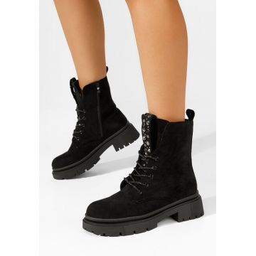 Bocanci cu talpa groasa Kasie negri