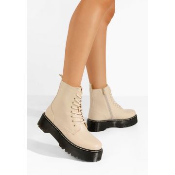 Bocanci damă Martensa bej