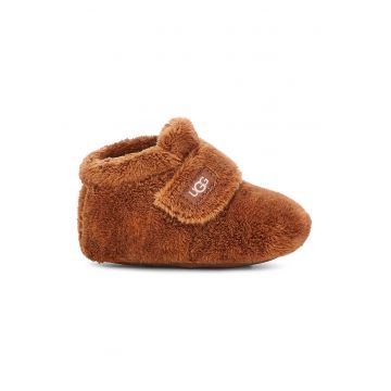 Botosei de blana sintetica cu velcro Bixbee