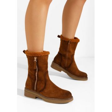 Cizme scurte dama Midna V3 camel