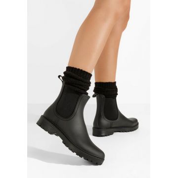 Ghete cauciuc Godiva negre