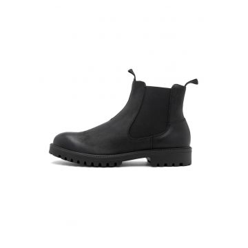 Ghete Chelsea de piele nabuc