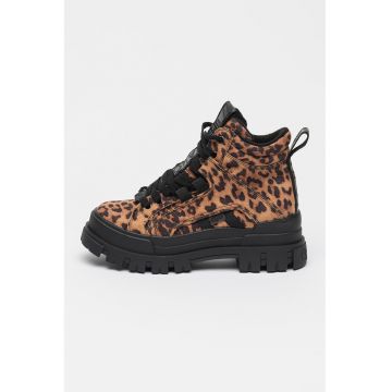 Ghete cu model cu animal print Aspha