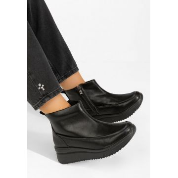 Ghete cu platforma Roxane negre