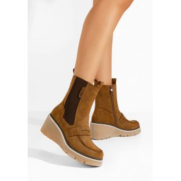 Ghete cu platforma Saina camel