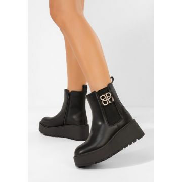 Ghete cu platformă Velanora negre