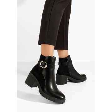 Ghete cu toc Hasina negre