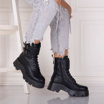 Ghete Dama Negre din Piele Ecologica Janisca