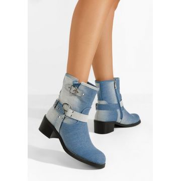 Ghete dama Pamira denim