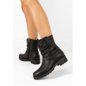 Ghete dama piele Elinore negre