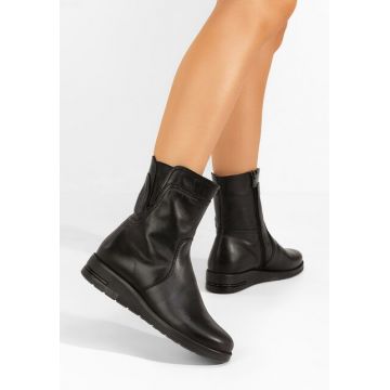 Ghete dama piele Georgianna negre