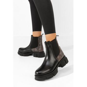 Ghete dama piele Tennille negre