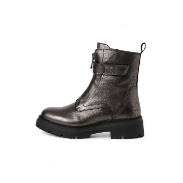 Ghete de piele cu fermoar