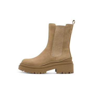 Ghete de piele ecologica cu insertii textile