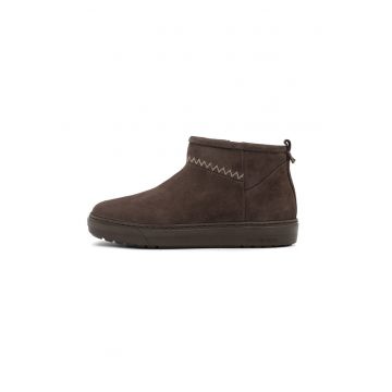Ghete de piele intoarsa cu fermoar