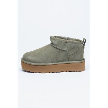Ghete de piele intoarsa fara inchidere Classic Ultra