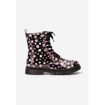 Ghete fete Flowers negre
