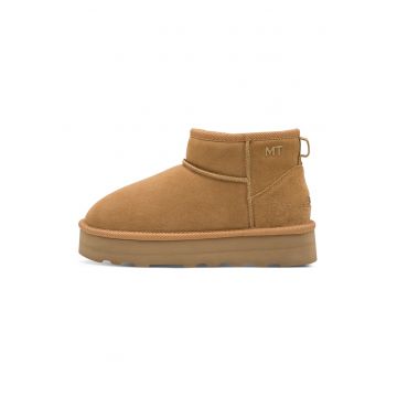 Ghete skip-on de piele intoarsa