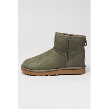Ghete slip-on cu finisaj rezistent la apa - din piele intoarsa Classic Mini II