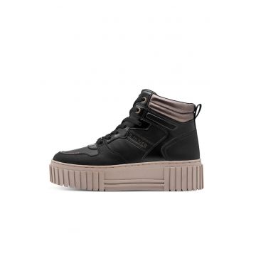 Pantofi sport flatform din piele ecologica
