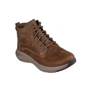 Ghete barbati  Piele naturala - Maro -