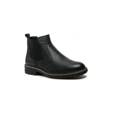 Ghete barbati -  piele naturala - negru