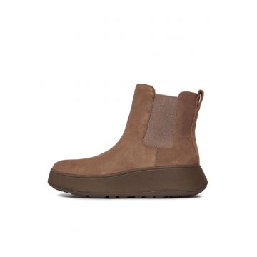 Ghete Chelsea dama -  303246051 - Gri - Piele naturala/Piele intoarsa