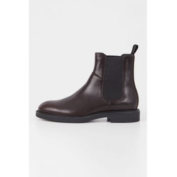 Ghete Chelsea de piele