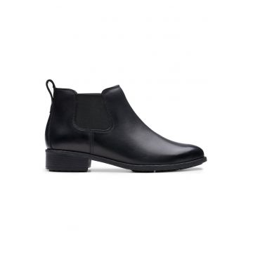 Ghete Chelsea pentru femei -  304163326 - piele naturala - negru -
