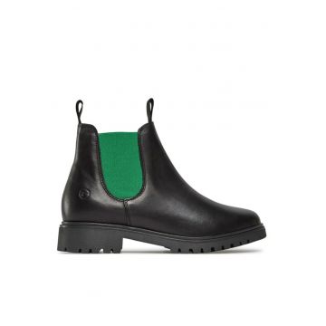 Ghete dama  303138998 - Piele naturala - Negru