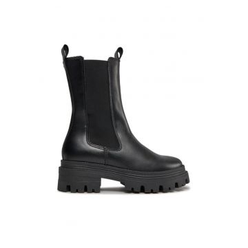 Ghete dama  303151362 - Piele naturala - Negru