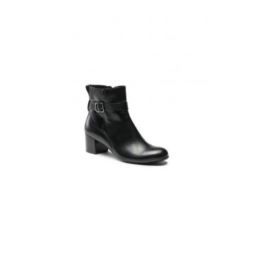 Ghete dama  303172534 - Piele naturala - 37 EU - Negru