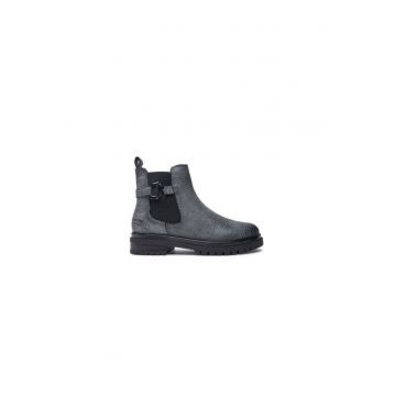 Ghete dama  304272738 - Piele naturala - 37 EU - Gri