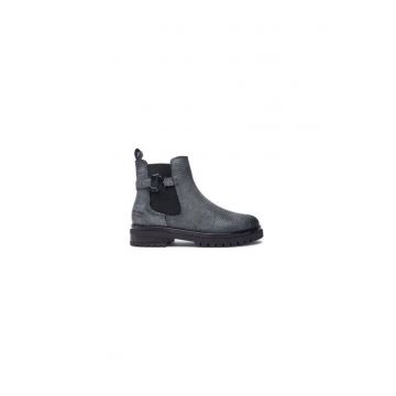 Ghete dama  304272738 - Piele naturala - Gri