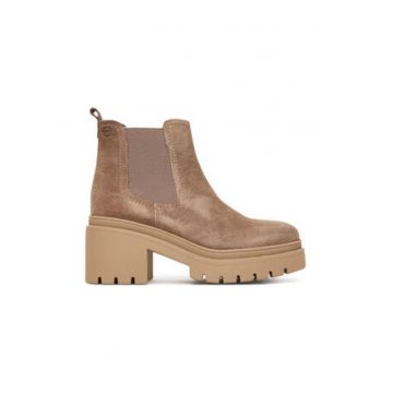Ghete dama 305412188 -  Piele naturala - Maro