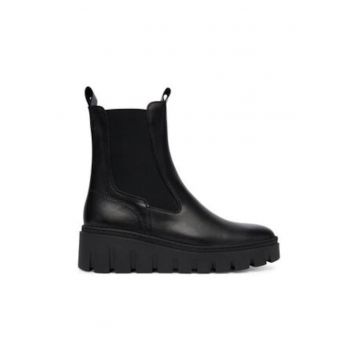 Ghete dama 305412256 -  Piele naturala - Negru