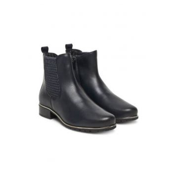 Ghete dama 305449221 -  Piele naturala - Negru