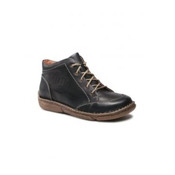 Ghete dama -  din piele naturala - culoare negru