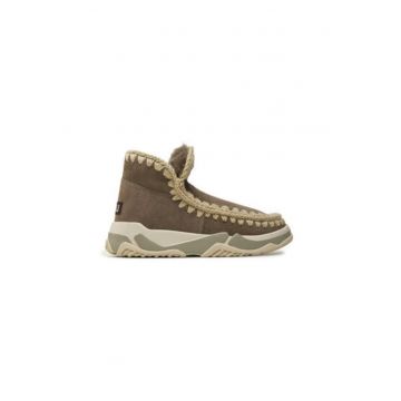 Ghete dama  FW201000A - Piele naturala - 36 EU - Maro